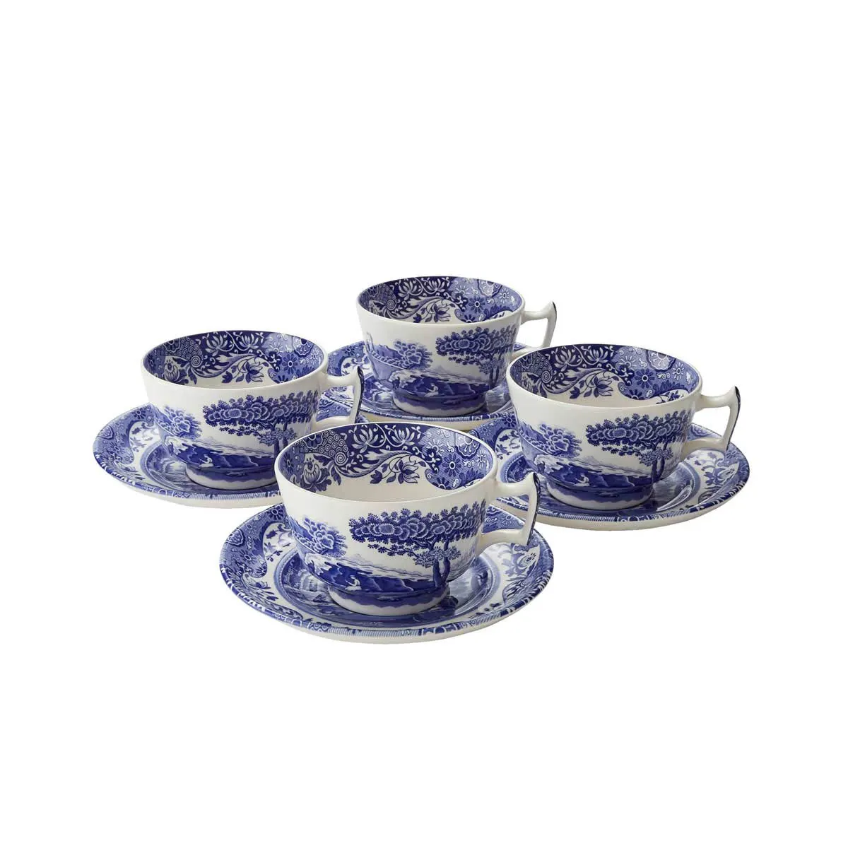 SPODE Mavi Çay Fincanı (4 adet)