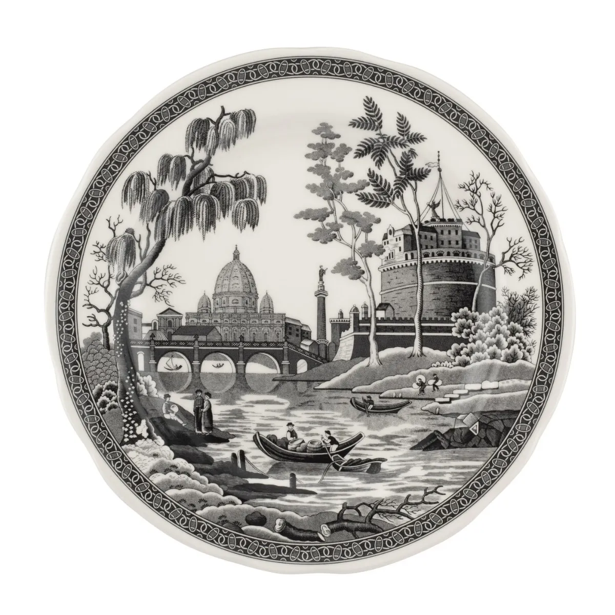 SPODE Siyah Servis Tabağı 27cm