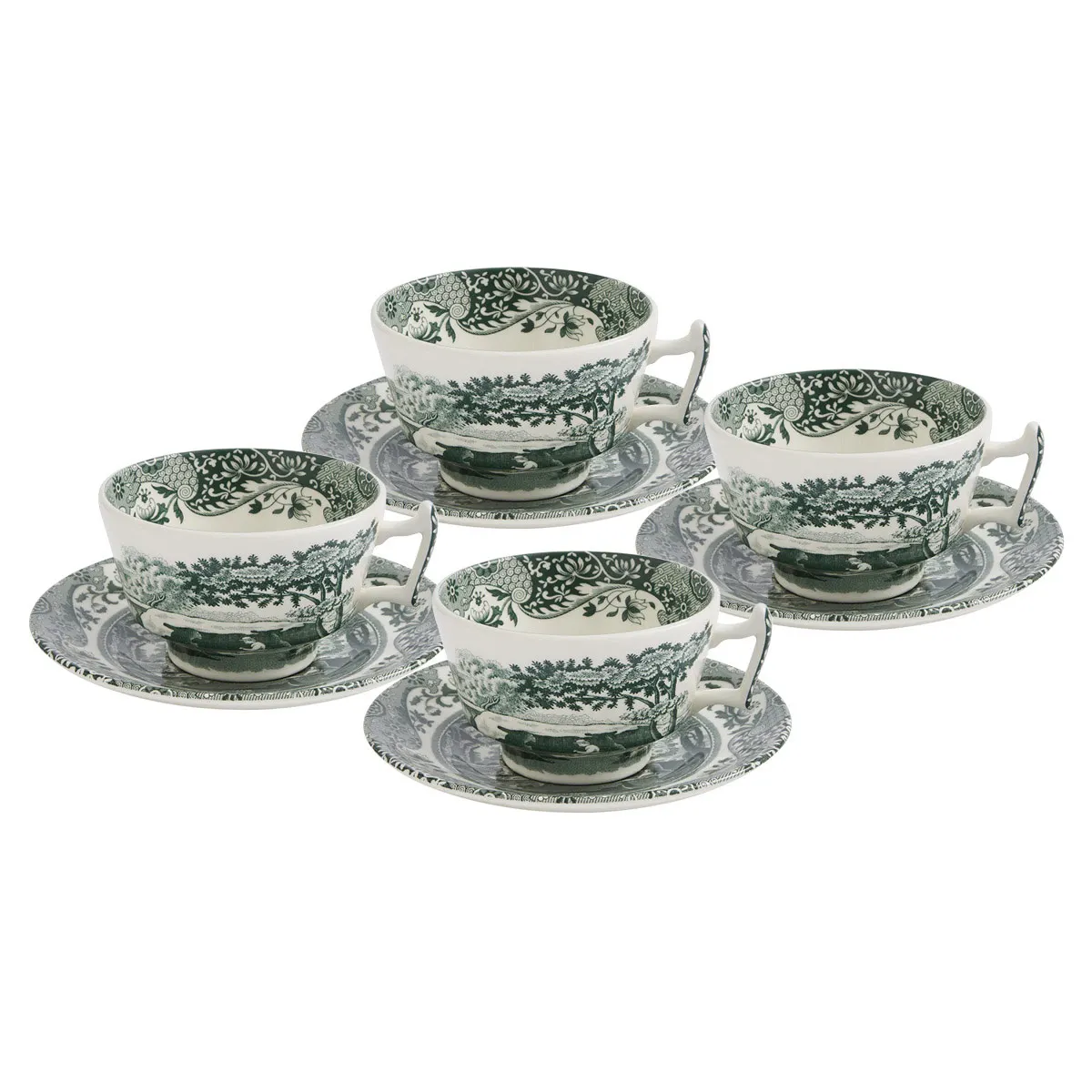 SPODE Yeşil Çay Fincanı (4 adet)